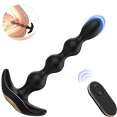 Booty probe vibrating anal beads